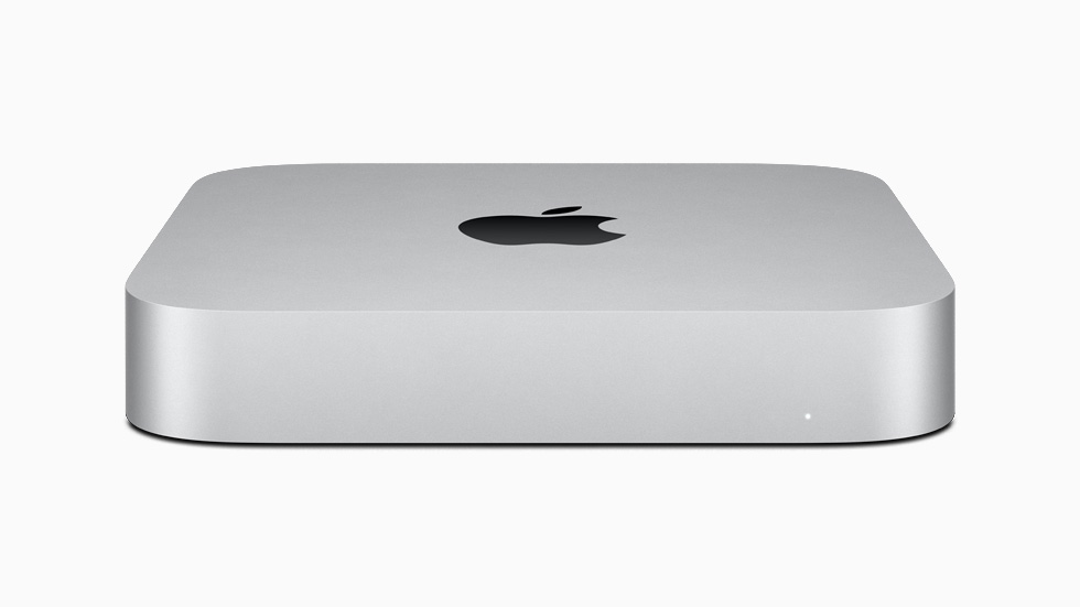 Apple Mac mini with M1 in silver